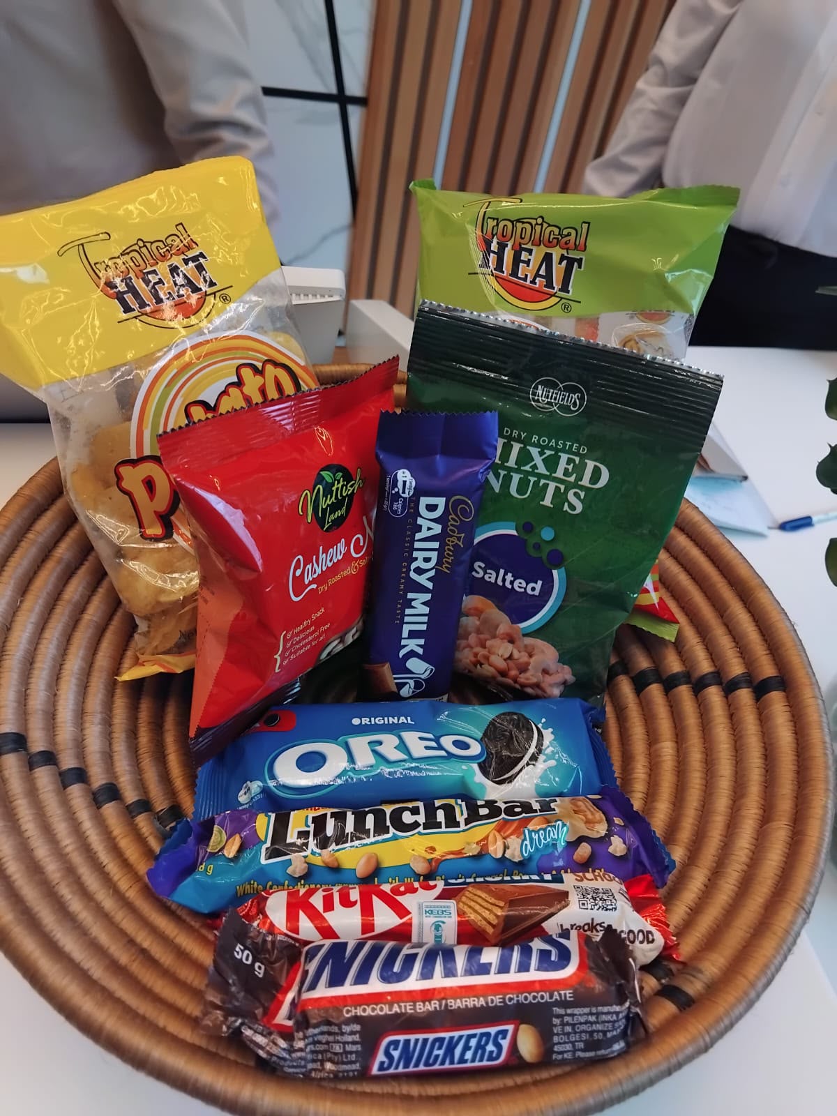 Maunos woven snack basket at Pride Inn Hotels